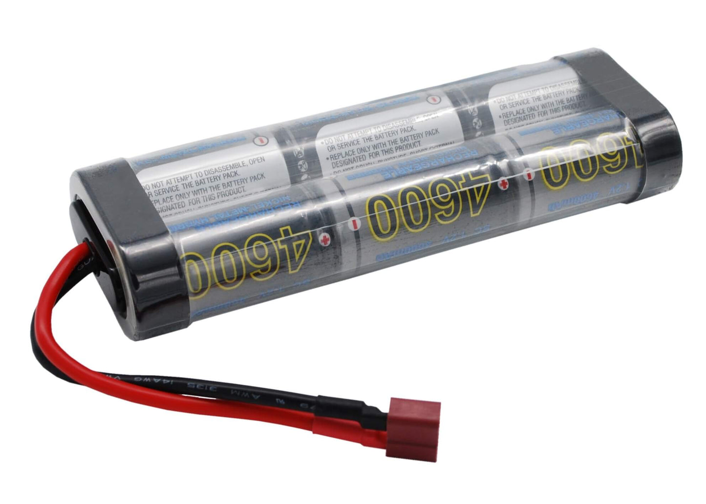 7.2V, 4600mAh, Ni-MH Battery fits Cameron Sino, RC Cars Cs-ns460d37c115, 33.12Wh