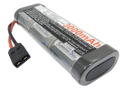 7.2V, 3000mAh, Ni-MH Battery fits Cameron Sino, RC Cars Cs-ns300d37c012, 21.6Wh