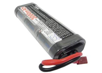 7.2V, 3000mAh, Ni-MH Battery fits Cameron Sino, RC Cars Cs-ns300d37c115, 21.6Wh