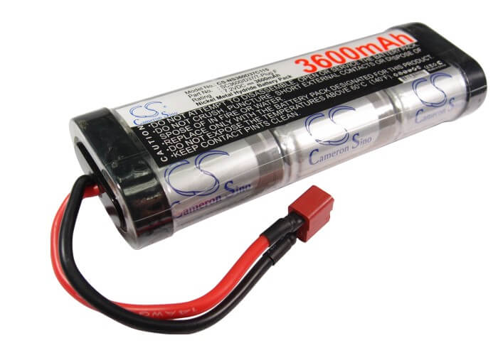 7.2V, 3600mAh, Ni-MH Battery fits Cameron Sino, RC Cars Cs-ns360d37c115, 25.92Wh