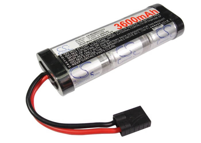 7.2V, 3600mAh, Ni-MH Battery fits Cameron Sino, RC Cars Cs-ns360d37c012, 25.92Wh