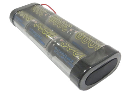 7.2V, 3000mAh, Ni-MH Battery fits Cameron Sino, RC Cars Cs-ns300d37c114, 21.6Wh
