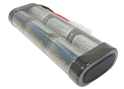 7.2V, 3000mAh, Ni-MH Battery fits Cameron Sino, RC Cars Cs-ns300d37c006, 21.6Wh