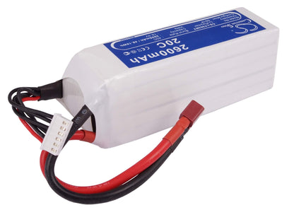 18.5V, 2600mAh, Li-Polymer Battery fits Cameron Sino, RC Cars Cs-lt962rt, 48.1Wh