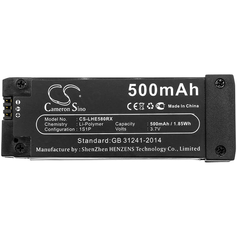 3.7V, 500mAh, Li-Polymer Battery fits Eachine, RC Fpv Eachine E58, 1.85Wh