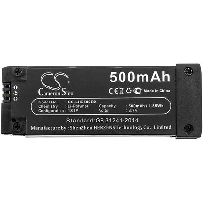 3.7V, 500mAh, Li-Polymer Battery fits Eachine, RC Fpv Eachine E58, 1.85Wh