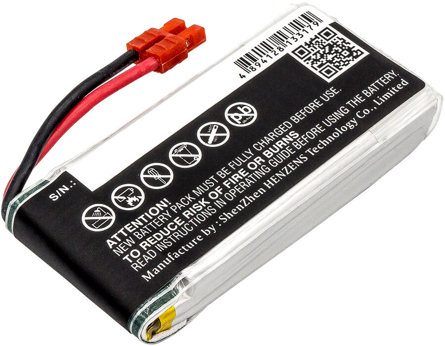 3.7V, 1200mAh, Li-Polymer Battery fits Syma, RC Fpv X5hc, X5hw, X5uw, 4.44Wh