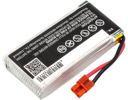 3.7V, 1200mAh, Li-Polymer Battery fits Syma, RC Fpv X5hc, X5hw, X5uw, 4.44Wh