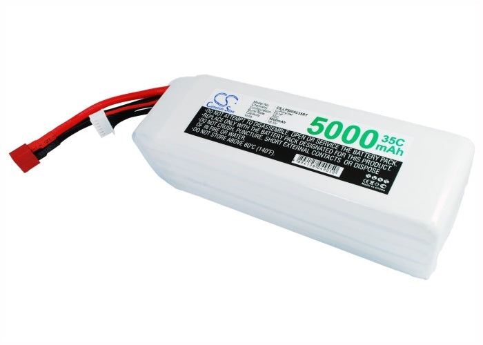 18.5V, 5000mAh, Li-Polymer Battery fits Cameron Sino, RC Fpv Cs-lp5005c35rt, 92.5Wh