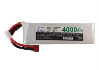 18.5V, 4000mAh, Li-Polymer Battery fits Cameron Sino, RC Fpv Cs-lp4005c35rt, 74Wh