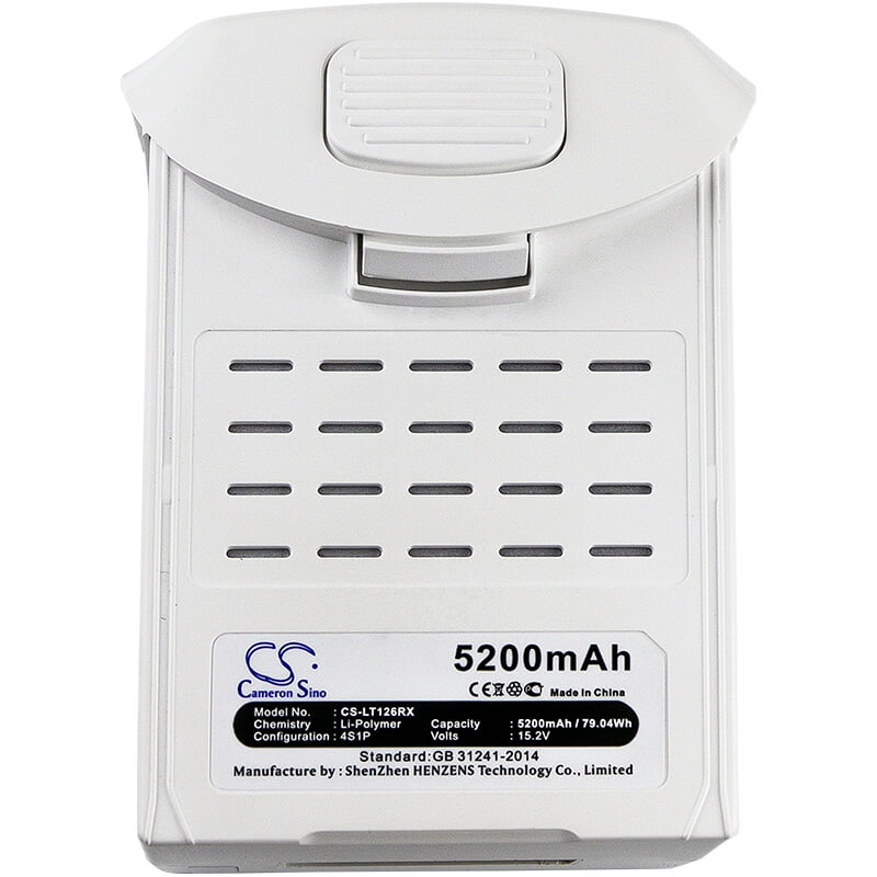 15.2V, 5200mAh, Li-Polymer Battery fits Dji, RC Fpv Phantom 4, Phantom 4 Pro, 79.04Wh