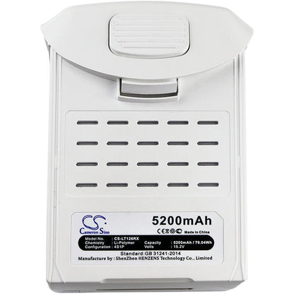 15.2V, 5200mAh, Li-Polymer Battery fits Dji, RC Fpv Phantom 4, Phantom 4 Pro, 79.04Wh