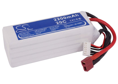 18.5V, 2200mAh, Li-Polymer Battery fits Cameron Sino, RC Fpv Cs-lt941rt, 40.7Wh