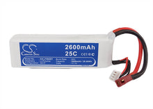 11.1V, 2600mAh, Li-Polymer Battery fits Cameron Sino, RC Helicopters Cs-lt965rt, 28.86Wh