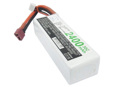 11.1V, 2400mAh, Li-Polymer Battery fits Cameron Sino, RC Helicopters Cs-lp2403c30rt, 26.64Wh