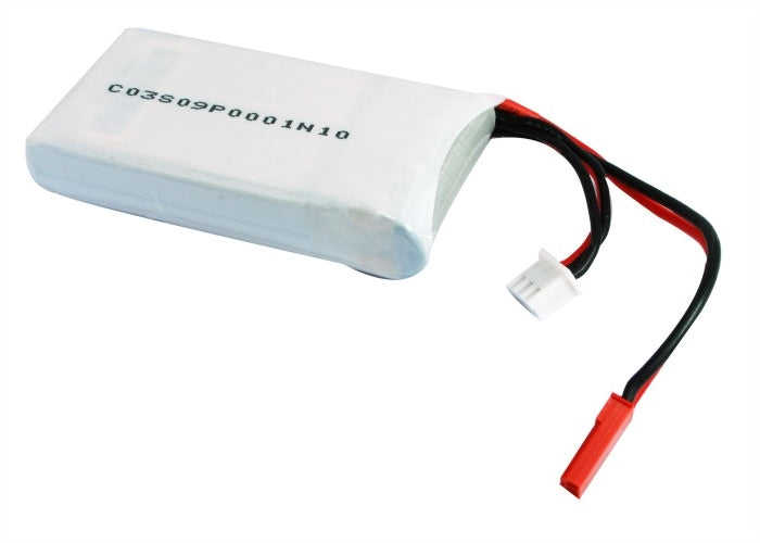 7.4V, 1300mAh, Li-Polymer Battery fits Cameron Sino, RC Planes Cs-lp1302c30rt, 9.62Wh