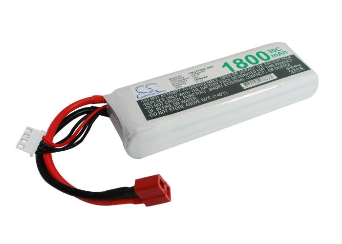 11.1V, 1800mAh, Li-Polymer Battery fits Cameron Sino, RC Planes Cs-lp1803c30rt, 19.98Wh