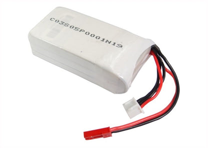 11.1V, 1300mAh, Li-Polymer Battery fits Cameron Sino, RC Robot Cs-lp1303c30rt, 14.43Wh
