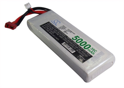 7.4V, 5000mAh, Li-Polymer Battery fits Cameron Sino, RC Robot Cs-lp5002c35rt, 37Wh