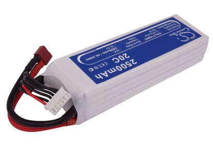 18.5V, 2500mAh, Li-Polymer Battery fits Cameron Sino, RC Robot Cs-lt106rt, 46.25Wh
