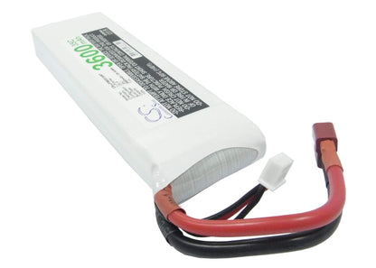 7.4V, 3600mAh, Li-Polymer Battery fits Cameron Sino, RC Robot Cs-lp3602c35rt, 26.64Wh