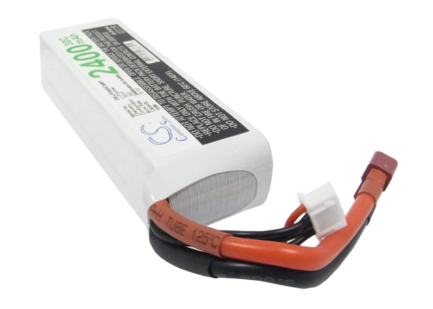 11.1V, 2400mAh, Li-Polymer Battery fits Cameron Sino, RC Robot Cs-lp2403c30rt, 26.64Wh