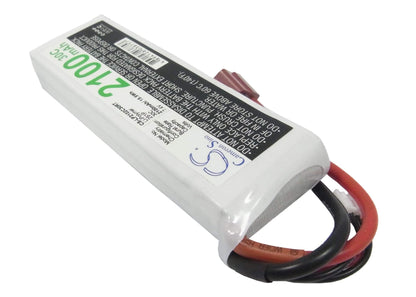 7.4V, 2100mAh, Li-Polymer Battery fits Cameron Sino, RC Robot Cs-lp2102c30rt, 15.54Wh