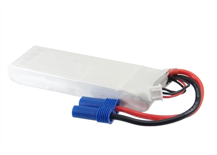 7.4V, 2100mAh, Li-Polymer Battery fits Cameron Sino, RC Robot Cs-lp2102c30r4, 15.54Wh