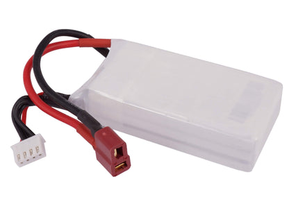 11.1V, 1000mAh, Li-Polymer Battery fits Cameron Sino, RC Tanks Cs-lt928rt, 11.1Wh