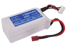 14.8V, 1300mAh, Li-Polymer Battery fits Cameron Sino, RC Tanks Cs-lt931rt, 19.24Wh