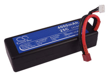 11.1V, 4000mAh, Li-Polymer Battery fits Cameron Sino, RC Tanks Cs-lt907rt, 44.4Wh