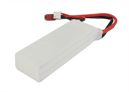 7.4V, 1650mAh, Li-Polymer Battery fits Cameron Sino, RC Trains Cs-lt935rt, 12.21Wh