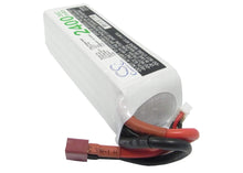 14.8V, 2400mAh, Li-Polymer Battery fits Cameron Sino, RC Trains Cs-lp2404c30rt, 35.52Wh