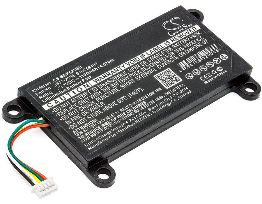 3.7V, 1100mAh, Li-ion Battery fits Sun, Blade Raid Card 5, Blade X6250, 4.07Wh