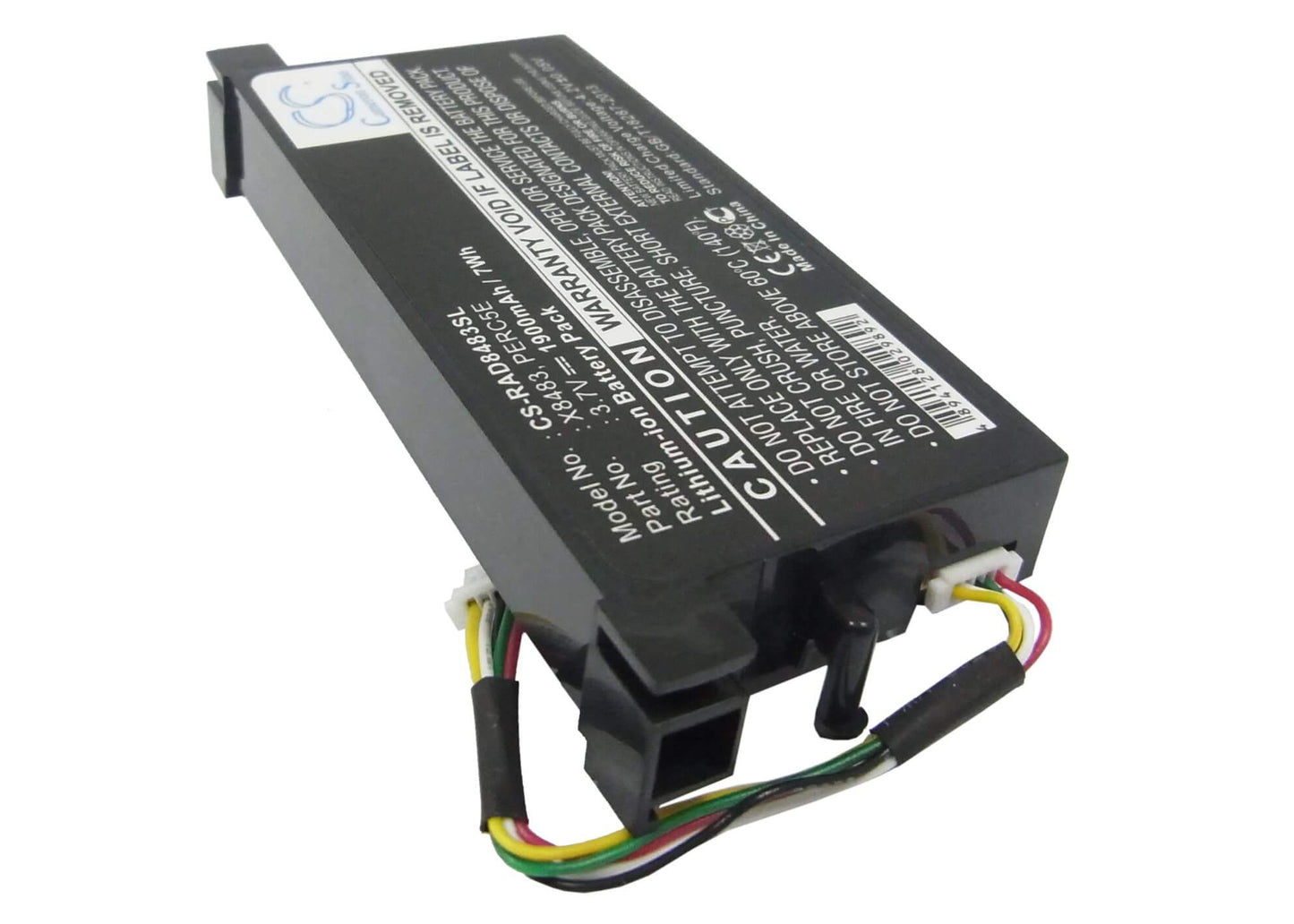 3.7V, 1900mAh, Li-ion Battery fits Dell, Kr174 Perc6, Poweredge Perc5e With Bbu Conn, 7.03Wh