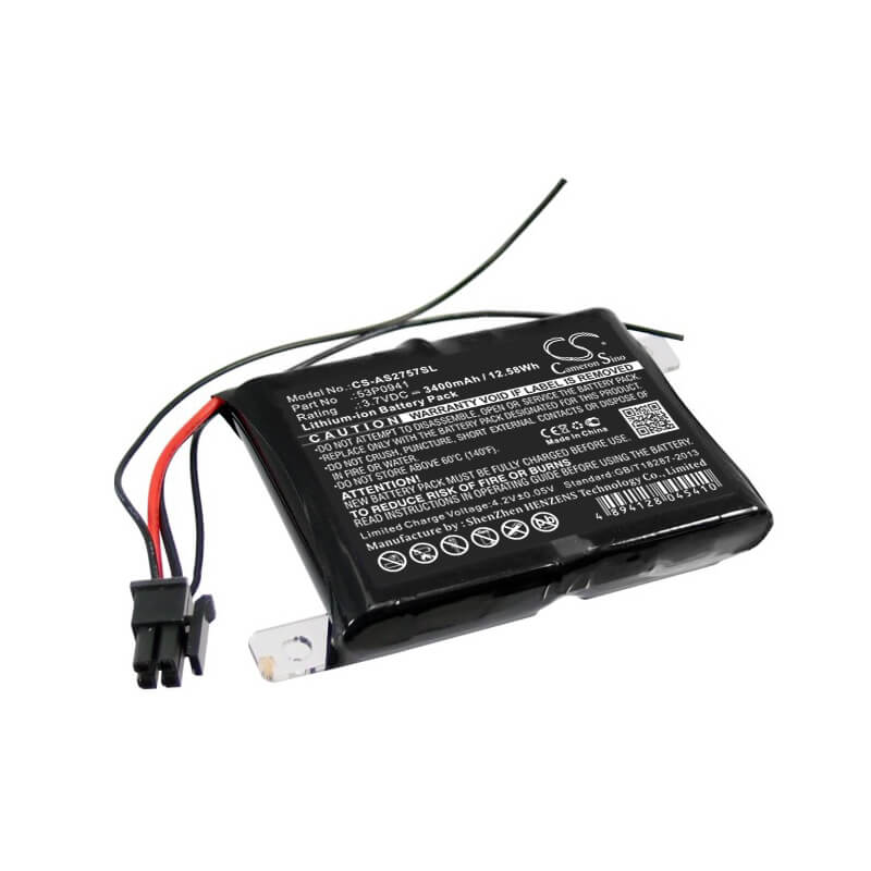 3.7V, 3400mAh, Li-ion Battery fits Ibm, As400 Iseries 2757, 12.58Wh