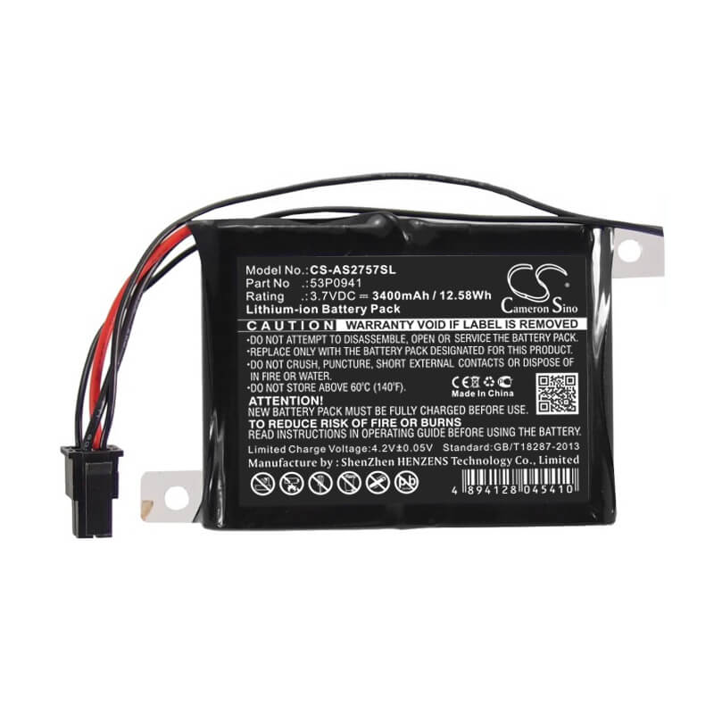 3.7V, 3400mAh, Li-ion Battery fits Ibm, As400 Iseries 2757, 12.58Wh