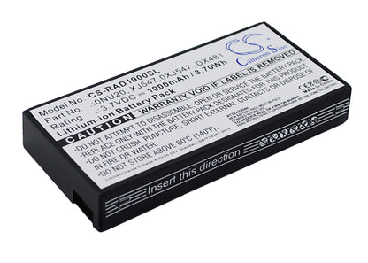 3.7V, 1000mAh, Li-ion Battery fits Dell, E2k-ucp-61(b), Np007 Sas 6/ir, 3.7Wh