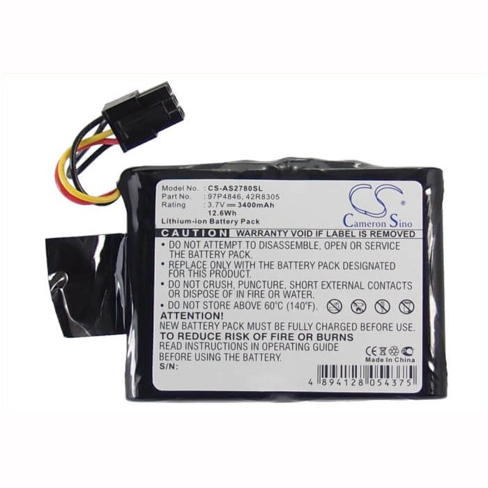 3.7V, 3400mAh, Li-ion Battery fits Ibm, 648, 2780, 12.58Wh