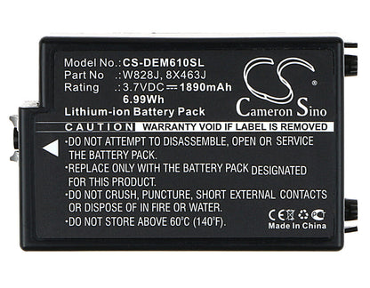 3.7V, 1890mAh, Li-ion Battery fits Dell, Perc 6, Perc 6i, 6.993Wh
