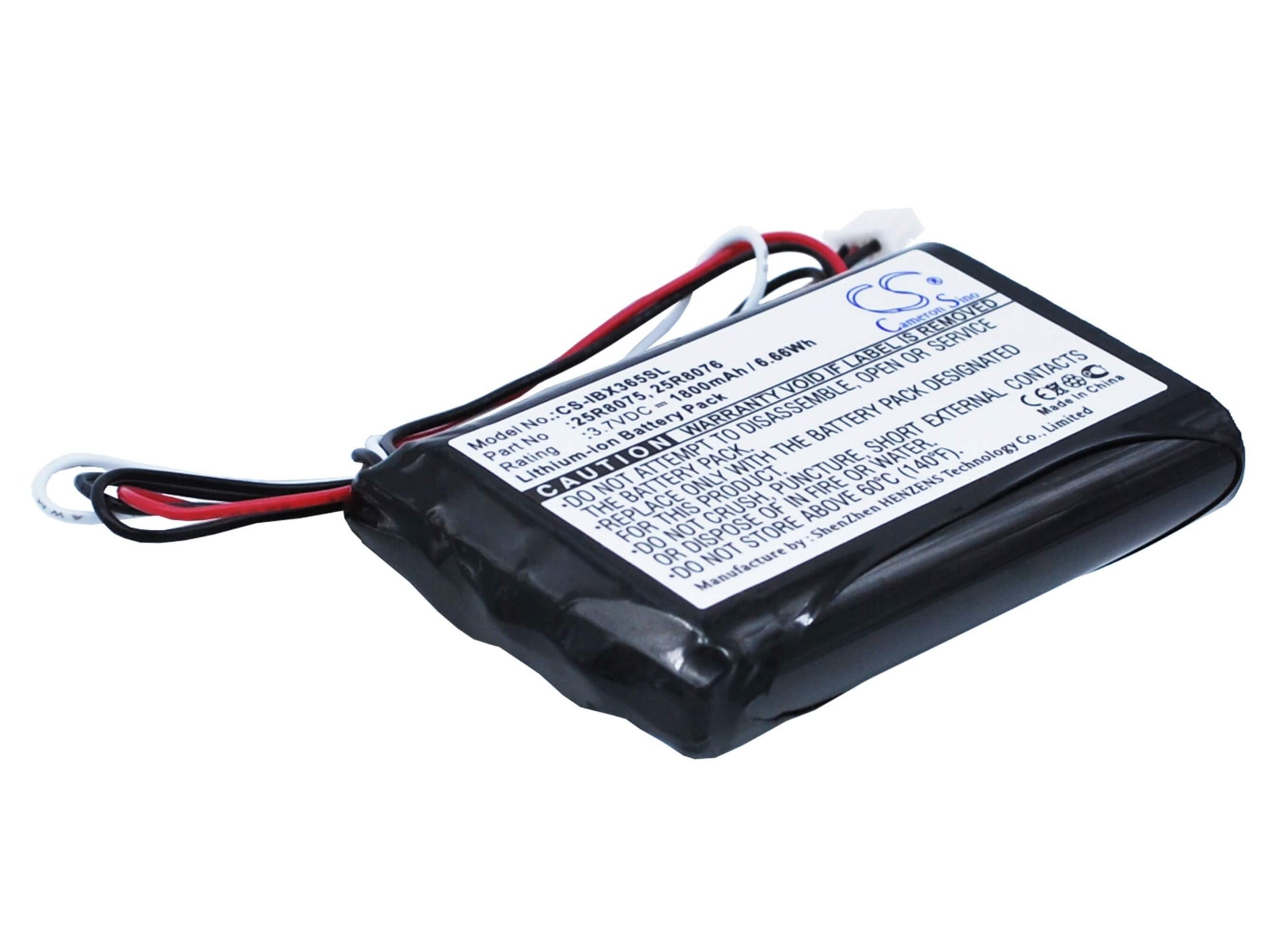 3.7V, 1800mAh, Li-ion Battery fits Ibm, Abt-200, Serveraid 8k Sas Raid Controll, 6.66Wh