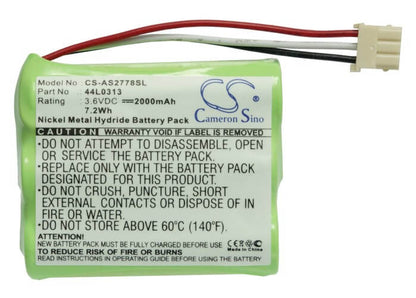 3.6V, 2000mAh, Ni-MH Battery fits Ibm, As2740, As400, 7.2Wh