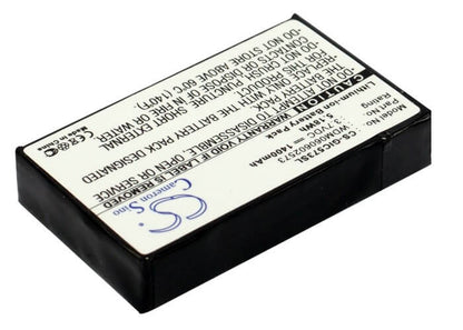 3.7V, 1400mAh, Li-ion Battery fits Gigabyte, Gc-ramdisk, Gc-ramdisk 1.1, 5.18Wh