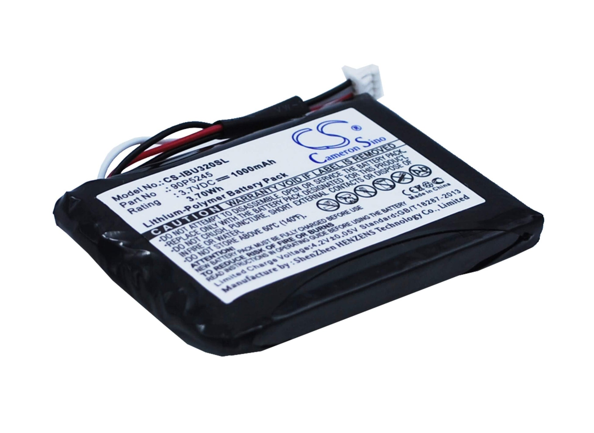 3.7V, 1000mAh, Li-Polymer Battery fits Ibm, Serveraid 7k Scsi U320 Raid Co, 3.7Wh