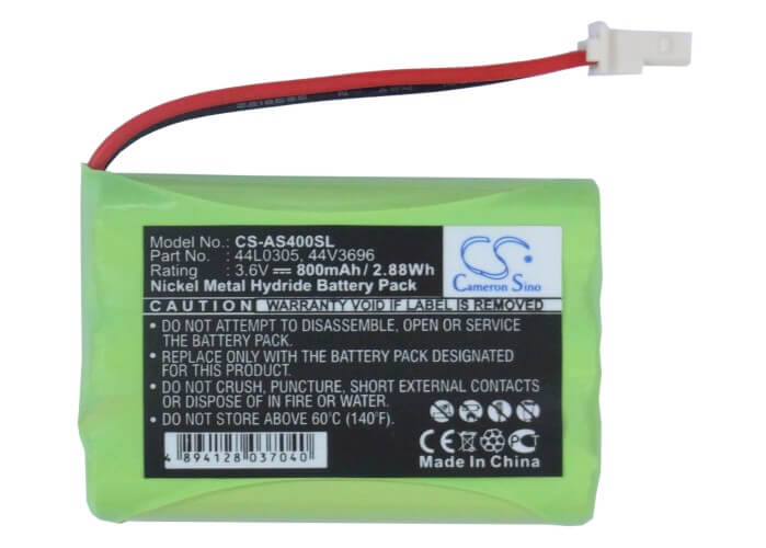 3.6V, 800mAh, Ni-MH Battery fits Ibm, 09l5609, 21h5072, 2.88Wh
