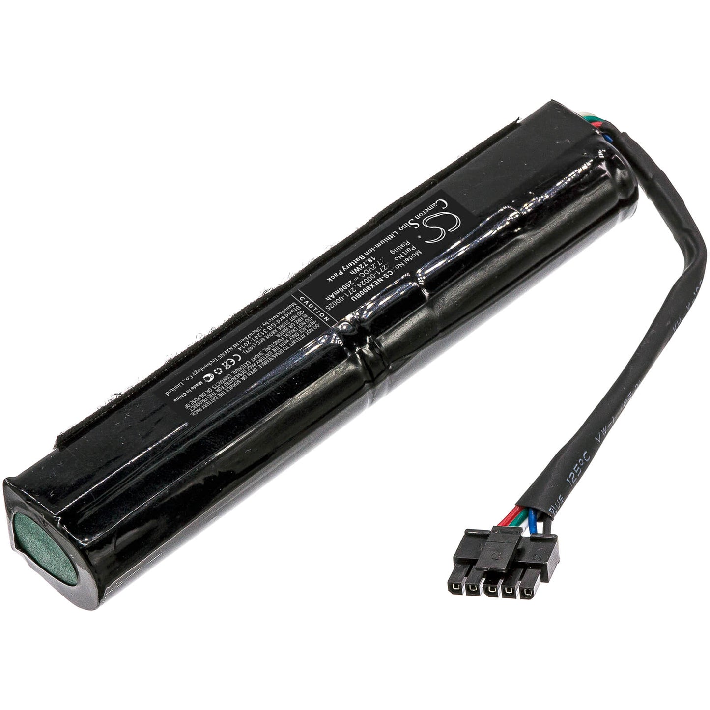 7.2V, 2600mAh, Li-ion Battery fits Nexergy, 2040, Fas2240, 18.72Wh