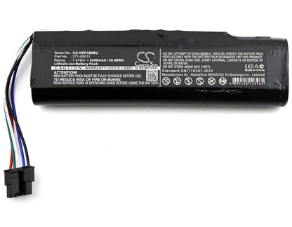 7.4V, 5200mAh, Li-ion Battery fits Nexergy, Netapp N3600, 38.48Wh