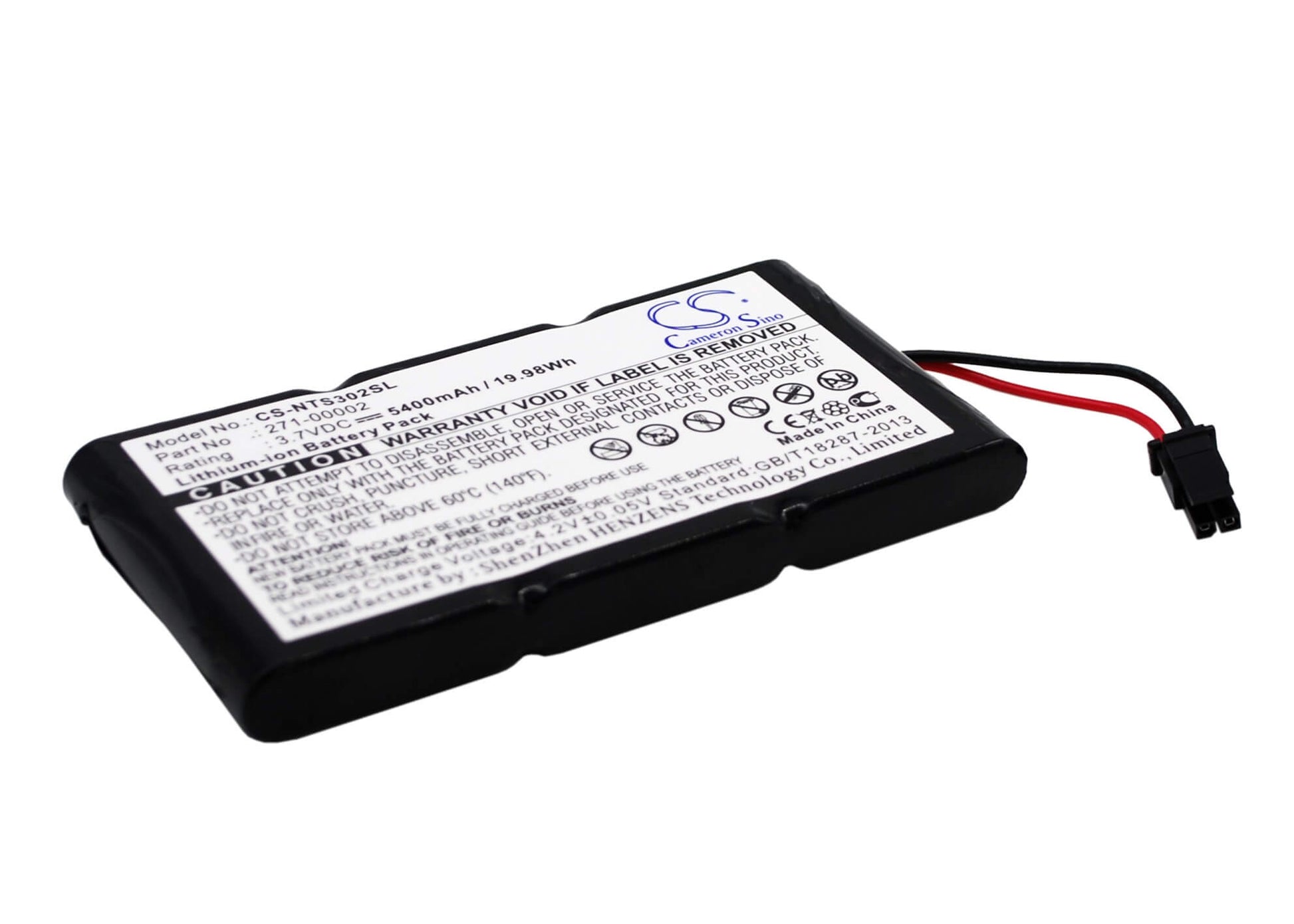 3.7V, 5400mAh, Li-ion Battery fits Netapp, 111-00022+h0, C3300, 19.98Wh