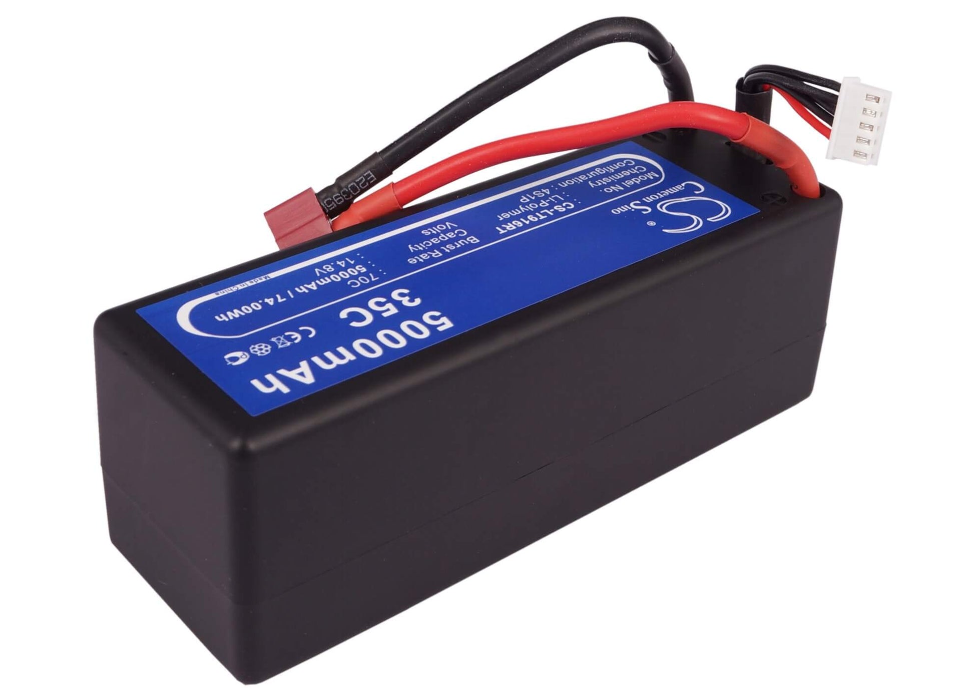 14.8V, 5000mAh, Li-Polymer Battery fits Cameron Sino, Cs-lt916rt, 74Wh