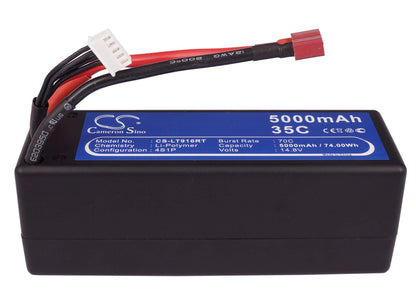 14.8V, 5000mAh, Li-Polymer Battery fits Cameron Sino, Cs-lt916rt, 74Wh